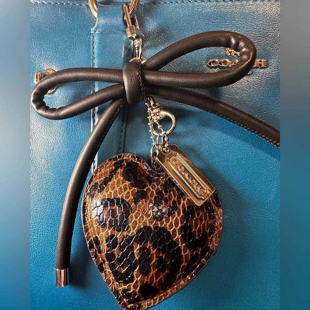 Bag Charm Bundle with Coach hangtag